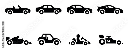 Minimalist Car Icons