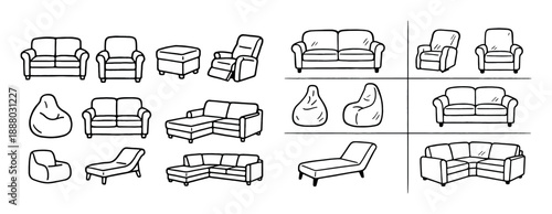 Furniture Icon Grid