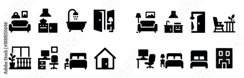 Interior Icons Grid