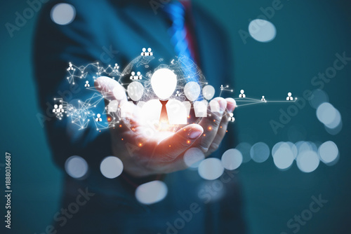 Human Resources Management and Global Business Networking, Talent Acquisition, Recruitment Concepts.