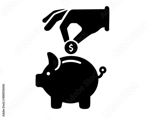 illustration of saving, illustration vector
