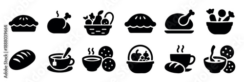 Holiday Food Icons