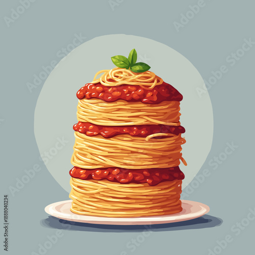 Delicious Spageti design very unique