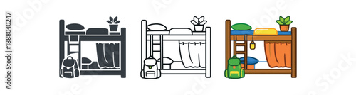 slow travel cozy hostel bunk bed sustainable stay