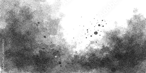 Vector Abstract Ink Wash with Atmospheric Depth. Evoking a sense of mystery and movement, this monochrome composition features an interplay of ink and water.