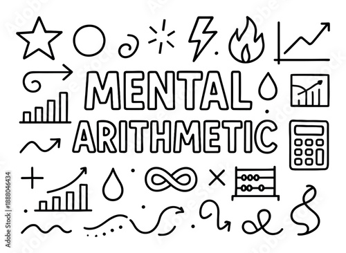 Doodle Arithmetic Icons
