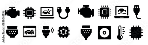 Car Tuning Icons