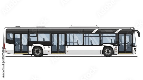 double decker bus on white
