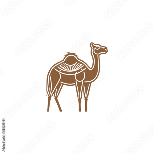 Camel Icon Illustration