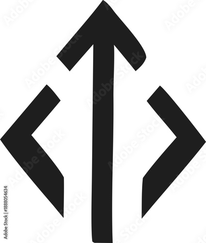 Scalable traffic rule arrow sign vector icon set with consistent stroke width and modern flat design for transport and navigation themes.