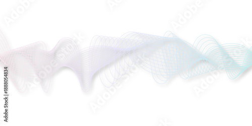 abstract wave element for design pink and white. Design template for cover, business. Abstract dynamic color lines, waves. Vector geometric backgrounds.	