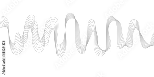 abstract wave element for design pink and white. Design template for cover, business. Abstract dynamic color lines, waves. Vector geometric backgrounds.	