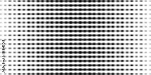 Polka dot light halftone pattern. Gradient dots background. Modern vector illustration. Abstract curves. Points backdrop. Dotted spotted pattern. Monochrome wide grunge template