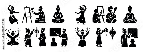 Oriental Culture Icons