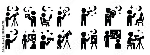 Night Sky Activity Icons