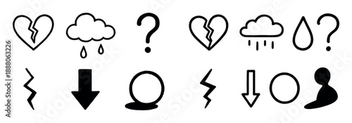 Low Self-Esteem Icons