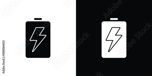 Battery Icon Sheet Black And White
