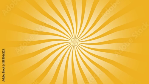 Golden Radial Sunburst Background Animation – Warm Abstract Sunshine Burst Motion Graphic