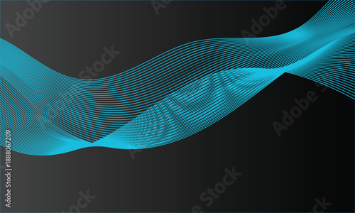 Abstract luxury flow pattern with soft rhythmic movement