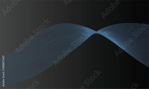 Abstract wave pattern with refined luxury appeal