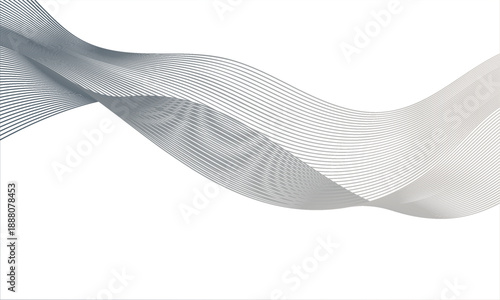 Smooth wave design creating a calm luxury atmosphere