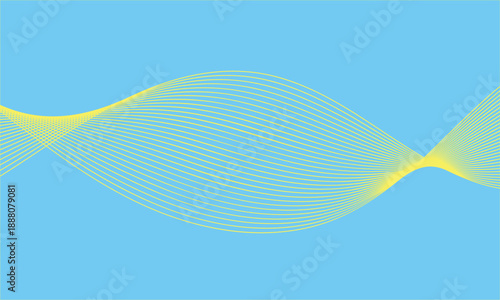 Elegant abstract flow capturing cinematic movement