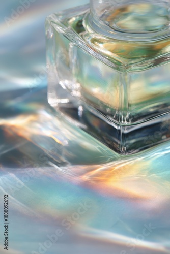 Wallpaper Mural Macro Image of Transparent Container with Reflections and Caustics Torontodigital.ca