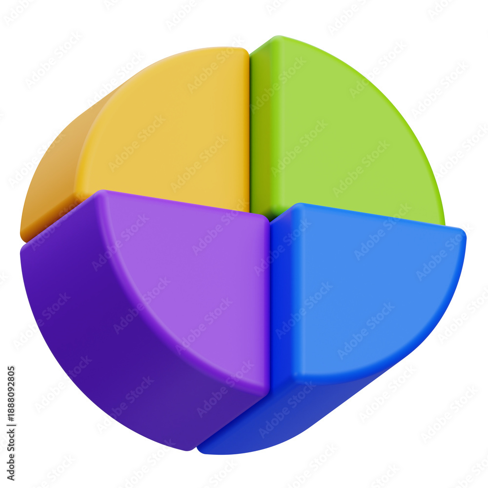 Obraz premium 3d chart illustration
