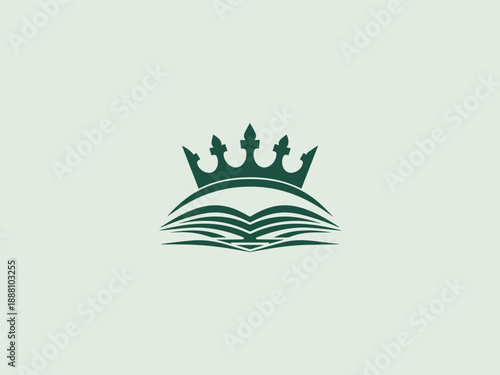 Crown Horizon Sovereignty Abstract Black Silhouette Vector