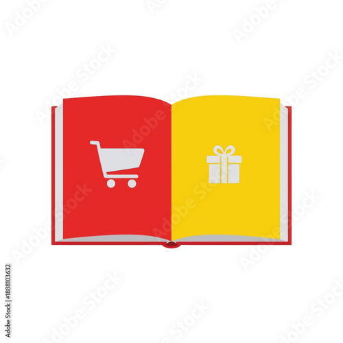 Colorful megaphone illustration on white background, loudspeaker concept for announcements and public speaking.