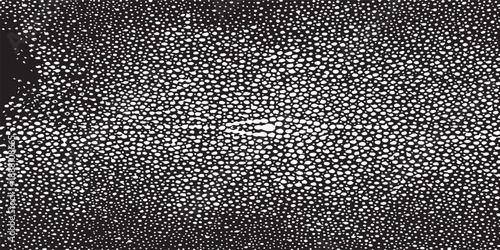 Small uneven spots and particles of debris. Abstract vector texture.  Distressed uneven background. Grunge texture overlay with fine grains isolated on white background. Vector illustration. EPS10.