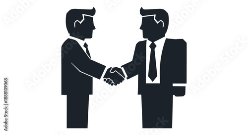 businessmen shaking hands symbolizing a successful agreement and solid partnership in a professional corporate environment for deal closing concepts and collaboration.