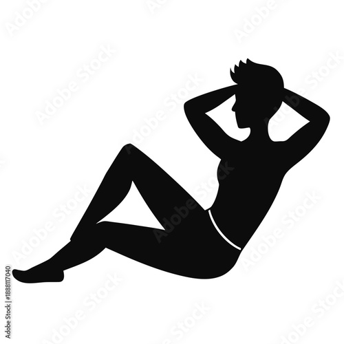 Person in relaxed pose