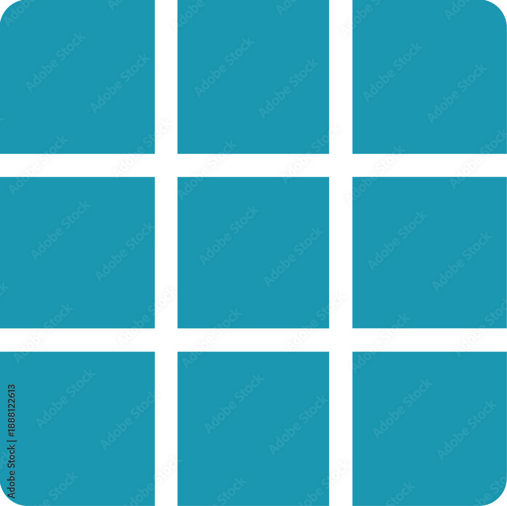 Fototapeta premium Minimalist Blue Grid Abstract Design for Modern Art