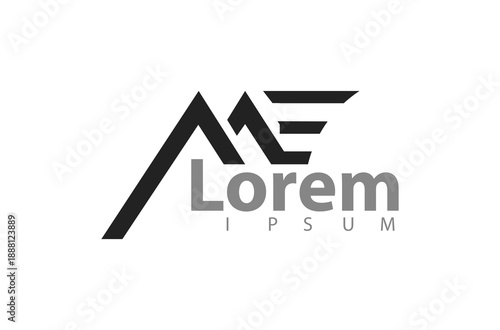 Abstract logo for digital business