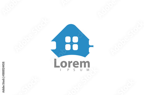 Abstract logo for digital business