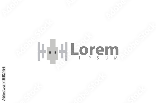 Abstract logo for digital business