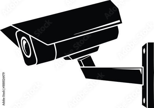 Security camera icon cctv surveillance video monitoring protection system safety equipment observation