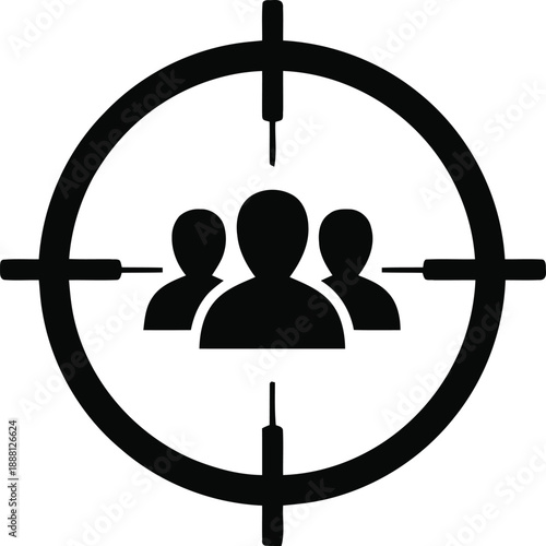 Target audience marketing business lead generation search advertising customer profile group company people employees