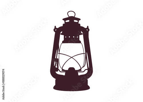 An illustrated line art of a brightly lit lantern

