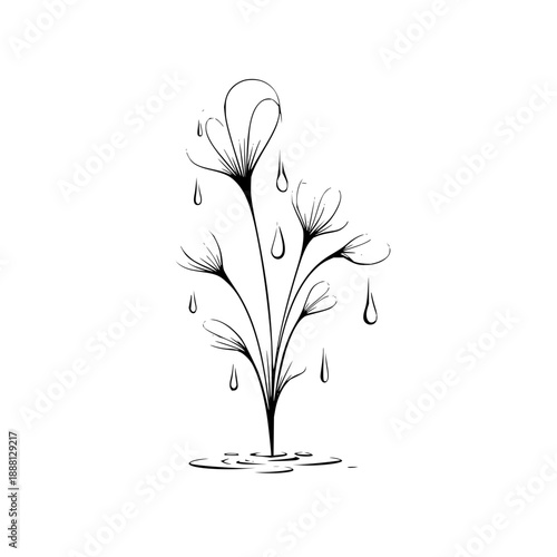 Let the beauty of this weeping floral design wash over you and inspire your next creative project today friends