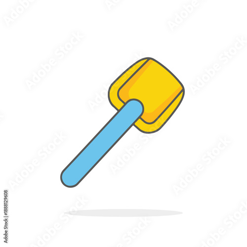 Sponge with Blue Scrub Handle
