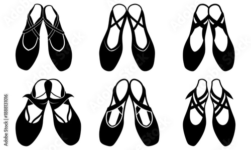 Pair of Black Heeled Shoes with Straps on White Background heels black shoes