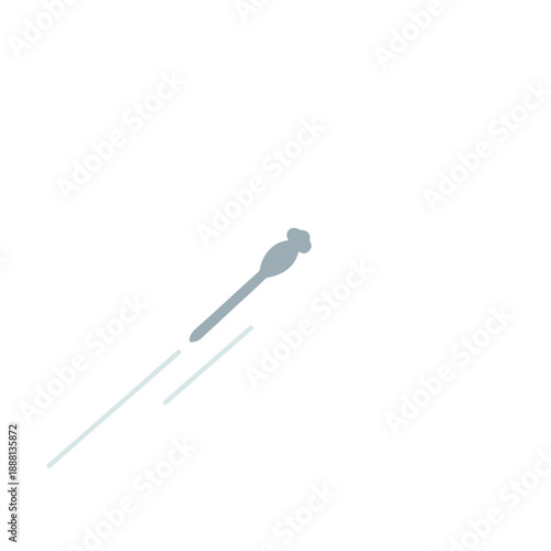 Rocket Launch or Torch in Flight