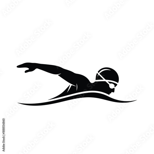 Swimmer in Open Water