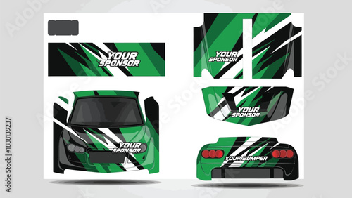 mobile phone with green screen