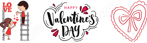 A happy couple celebrating Valentine's Day with love and affection