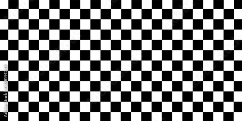 Black and white checkered pattern, Checkerboard seamless pattern, vector, modern, eps10,