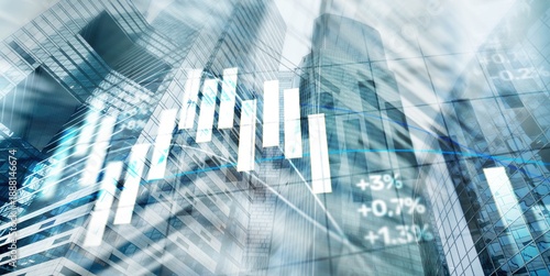 Stock Business finance investment financial graph chart