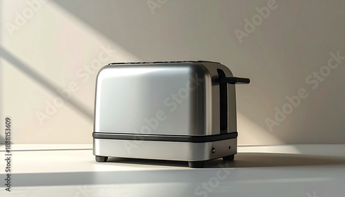 Minimal Two-Slot Toaster Kitchen Appliance